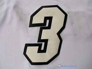 Maillot NBA Pas Cher Noël Miami Heat Wade 3 Blanc