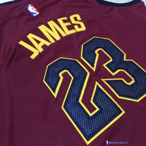 Maillot NBA Pas Cher Cleveland Cavaliers Junior LeBron James 23 Rouge 2017/18