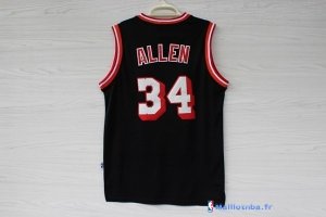 Maillot NBA Pas Cher Miami Heat Ray Allen 34 Retro Noir