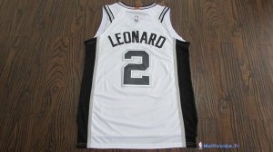 Maillot NBA Pas Cher San Antonio Spurs Kawhi Leonard 2 Blanc Association 2017/18