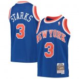 New York Knicks John Starks Mitchell & Ness Royal 1991-92 Hardwood Classics Swingman Throwback Jersey