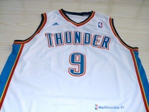 Maillot NBA Pas Cher Oklahoma City Thunder Serge Ibaka 9 Blanc