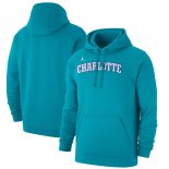 Charlotte Hornets Jordan Brand Teal Hardwood Classics Club Pullover Fleece Hoodie