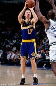 Maillot NBA Pas Cher Golden State Warriors Chris Mullin 17 Bleu