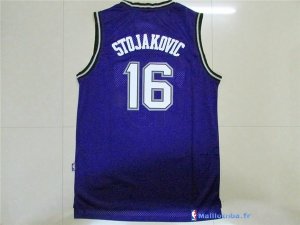 Maillot NBA Pas Cher Sacramento Kings Peja Stojakovic 16 Retro Pourpre