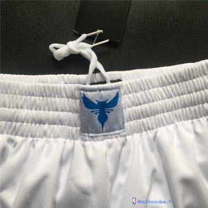 Pantalon NBA Pas Cher Charlotte Hornets Blanc