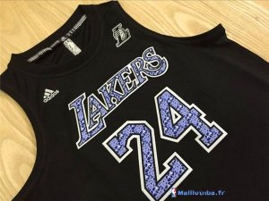Maillot NBA Pas Cher Los Angeles Lakers Kobe Bryant 24 Noir
