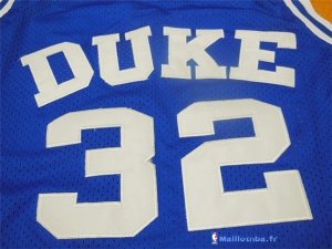 Maillot NCAA Pas Cher Duke Christian Laettner 32 Bleu