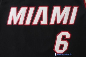 Maillot NBA Pas Cher Miami Heat King James 6 Noir