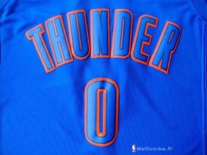 Maillot NBA Pas Cher Noël Oklahoma City Thunder Bleu Westbrook 0
