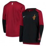 Cleveland Cavaliers Nike BlackWine Dry Performance Long Sleeve Shooting T-Shirt
