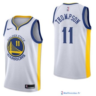 Maillot NBA Pas Cher Golden State Warriors Klay Thompson 11 Blanc Association 2017/18