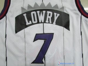 Maillot NBA Pas Cher Toronto Raptors Junior Kyle Lowry 7 Retro Blanc