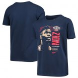 New Orleans Pelicans Zion Williamson Nike Navy 2019 NBA Draft Pick Performance T-Shirt