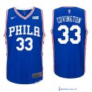 Maillot NBA Pas Cher Philadelphia Sixers Robert Covington 33 Bleu 2017/18