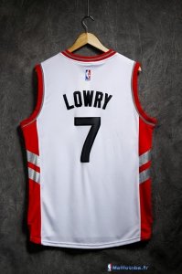 Maillot NBA Pas Cher Toronto Raptors Kyle Lowry 7 Blanc