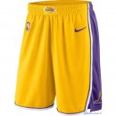 Pantalon NBA Pas Cher Los Angeles Lakers Nike Jaune