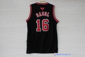 Maillot NBA Pas Cher Chicago Bulls Pau Gasol 16 Noir