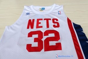 Maillot ABA Pas Cher Brooklyn Nets Erving 32 Blanc