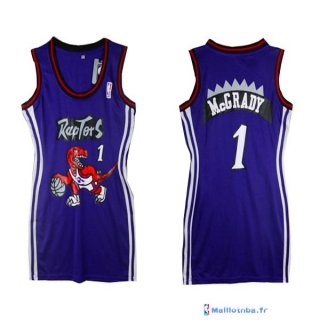 Maillot NBA Pas Cher Toronto Raptors Femme Tracy McGrady 1 Pourpre