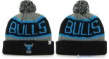 Tricoter un Bonnet NBA Chicago Bulls 2017 Noir Bleu