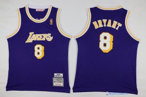 Maillot NBA Pas Cher Los Angeles Lakers Kobe Bryant 8 Pourpre