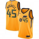 Utah Jazz Donovan Mitchell Nike Gold Replica Swingman Jersey - Statement Edition