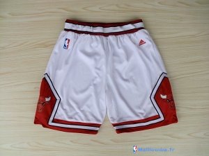 Pantalon NBA Pas Cher Chicago Bulls Adidas Blanc