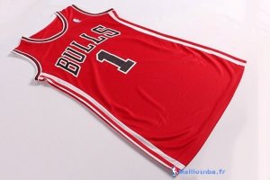 Maillot NBA Pas Cher Chicago Bulls Femme Derrick Rose 1 Rouge