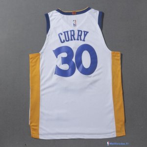 Maillot NBA Pas Cher Golden State Warriors Stephen Curry 30 Blanc 2017/18