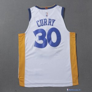 Maillot NBA Pas Cher Golden State Warriors Stephen Curry 30 Blanc 2017/18