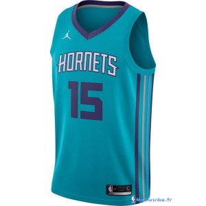 Maillot NBA Pas Cher Charlotte Hornets Kemba Walker 15 Vert Icon 2017/18