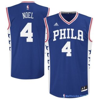 Maillot NBA Pas Cher Philadelphia Sixers Nerlens Noel 4 Bleu