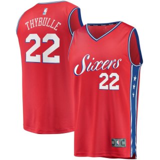 Philadelphia 76ers Matisse Thybulle Fanatics Branded Red Fast Break Replica Player Team Jersey - Statement Edition