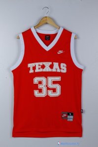 Maillot NCAA Pas Cher Texas Kevin Durant 35 Rouge