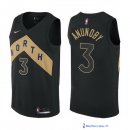 Maillot NBA Pas Cher Toronto Raptors OG Anunoby 3 Nike Noir Ville 2017/18