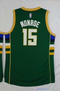 Maillot NBA Pas Cher Milwaukee Bucks Greg Monroe 15 Vert