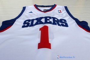 Maillot NBA Pas Cher Philadelphia Sixers Michael Carter Williams 1 Blanc