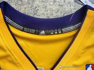 Maillot NBA Pas Cher Los Angeles Lakers Kobe Bryant 24 Jaune