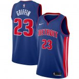Detroit Pistons Blake Griffin Nike Blue Swingman Jersey