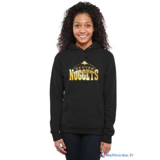 Survetement NBA Pas Cher Denver Nuggets Femme Noir Or