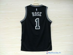 Maillot NBA Pas Cher Chicago Bulls Derrick Rose 1 Noir