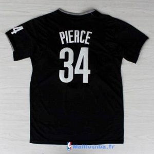 Maillot NBA Pas Cher Noël Brooklyn Nets Pierce 34 Noir