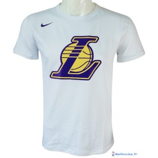 Maillot NBA Pas Cher Los Angeles Lakers Nike Blanc