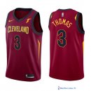 Maillot NBA Pas Cher Cleveland Cavaliers Isaiah Thomas 3 Rouge 2017/18