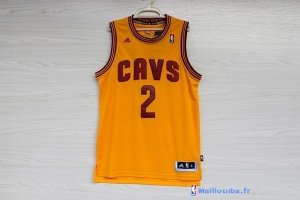 Maillot NBA Pas Cher Cleveland Cavaliers Kyrie Irving 2 Jaune