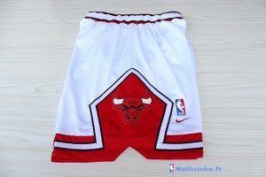 Pantalon NBA Pas Cher Chicago Bulls Nike Blanc