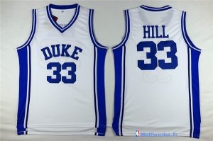 Maillot NCAA Pas Cher Duke Grant Hill 33 Blanc