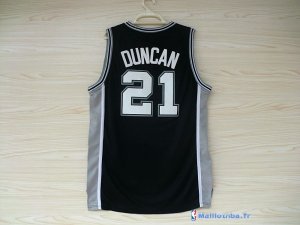 Maillot NBA Pas Cher San Antonio Spurs Tim Duncan 21 Noir