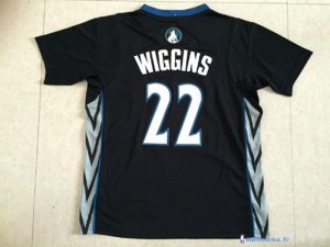 Maillot NBA Pas Cher Minnesota Timberwolves Andrew Wiggins 22 Noir MC